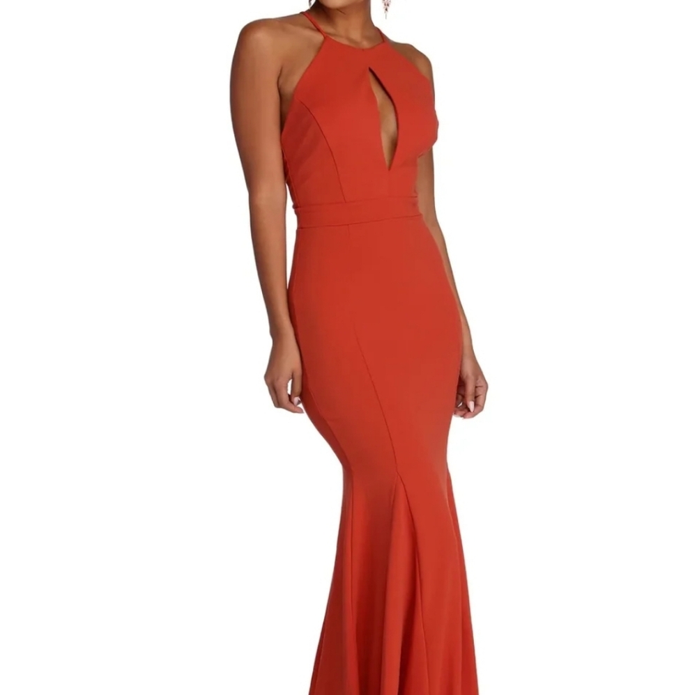 Windsor Orange Mermaid Dress